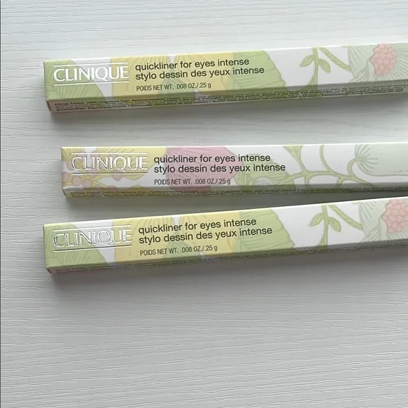 NIB Clinique Quickliner for Eyes Intense Chocolate set of 3 - Picture 4 of 4